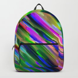 Colorful digital art splashing G487 Backpack