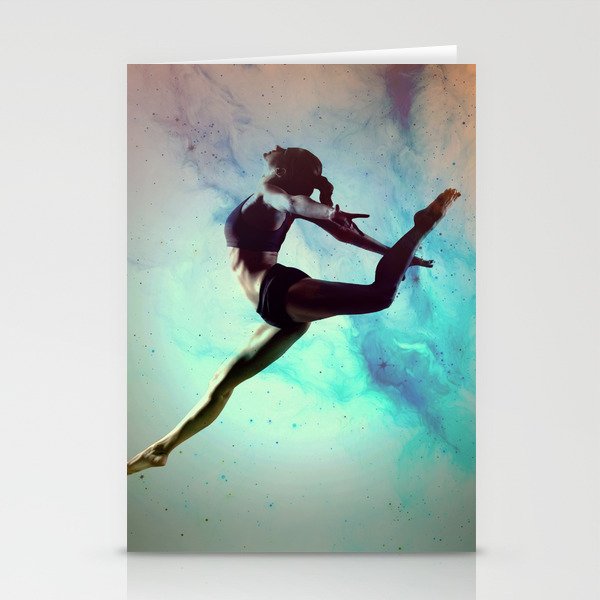 Ballet Dancer Feat Lady Dreams Abstract Art Stationery Cards
