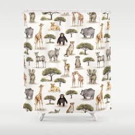 Safari Wild Shower Curtain