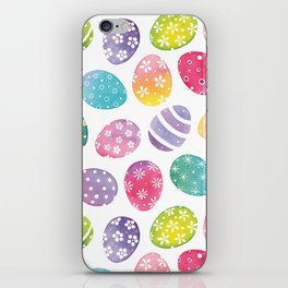 Watercolour Easter egg Pattern iPhone Skin