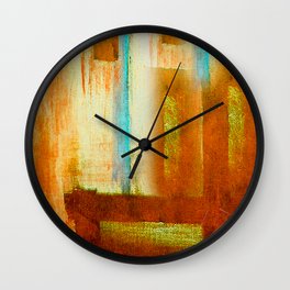 Jana Wall Clock | Abstract, Modern, Painting, Watercolor, Pattern, Art 