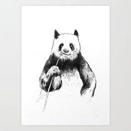 Panda Art Print