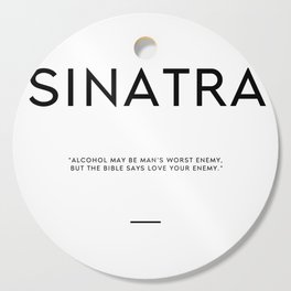 DRINK QUOTE Cutting Board