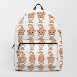 Adorable Buff Orange Ginger Kitten  Backpack