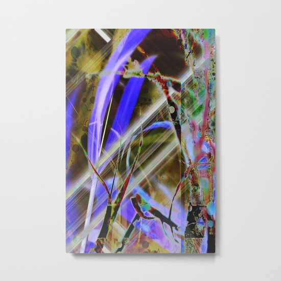 Crazy Nature Abstraction Metal Print
