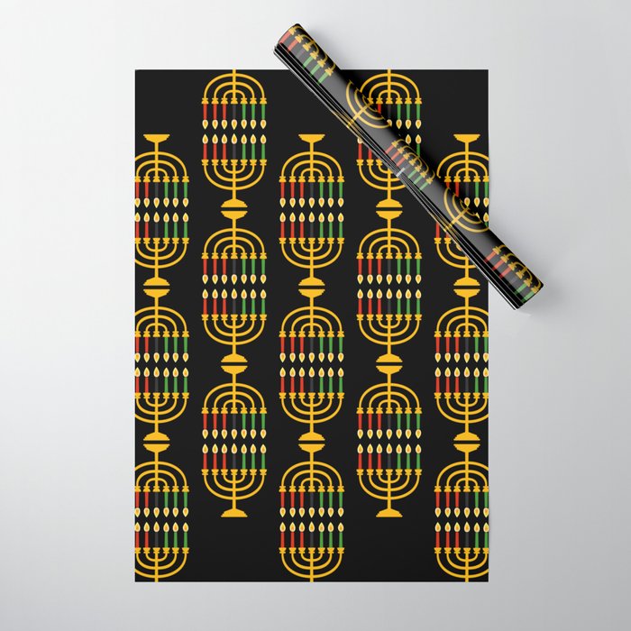 Seven Days of Kwanzaa Wrapping Paper