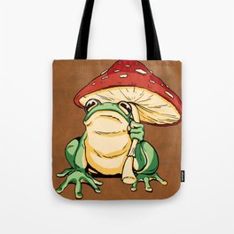 Cottagecore Aesthetic Frog Tote Bag