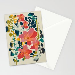 colorful orchid Stationery Card
