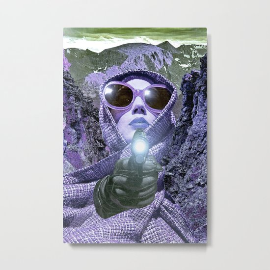LOVE AND WAR Metal Print