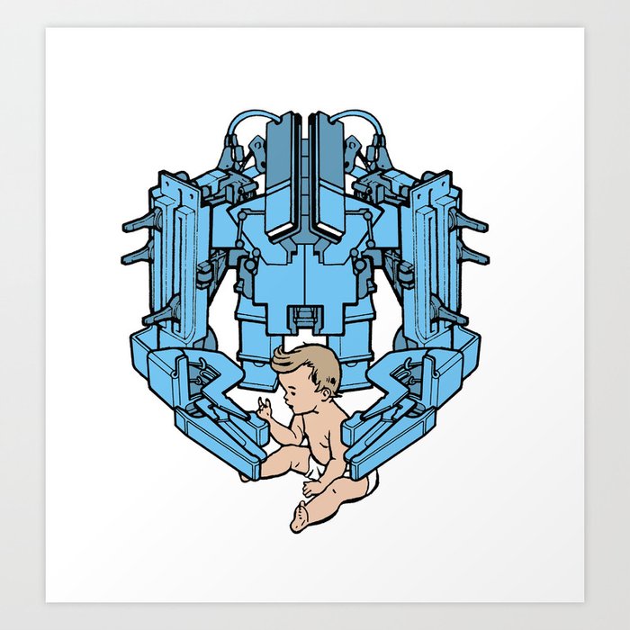 Culprit Tech Robot 4 Art Print