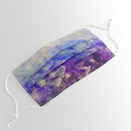 Lilac Sunset - Original Abstract Art by Vinn Wong Face Mask