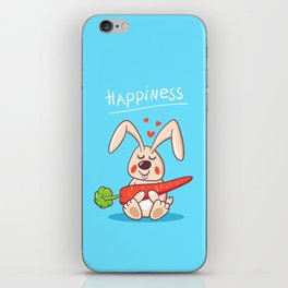Happy bunny iPhone Skin