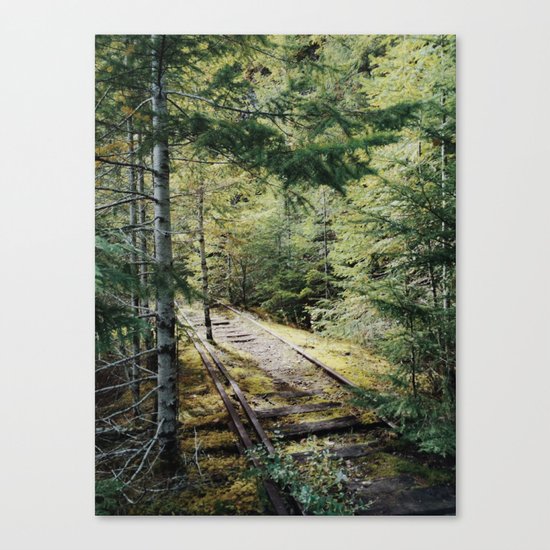 Abandoned Railroad Canvas Print
