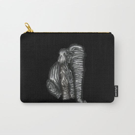 Herman in Black Carry-All Pouch