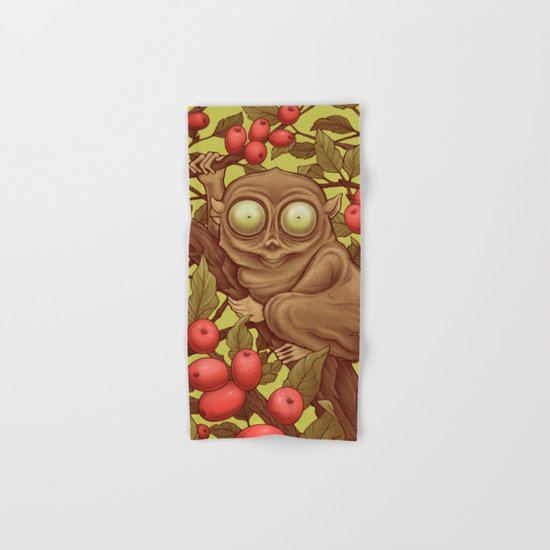 The Caffeinated Tarsier Hand & Bath Towel