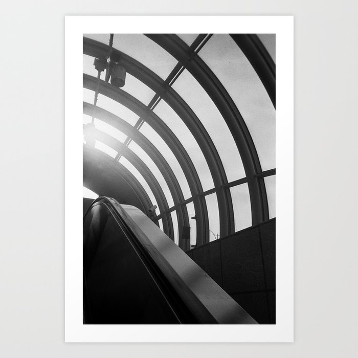 Escalator II Art Print