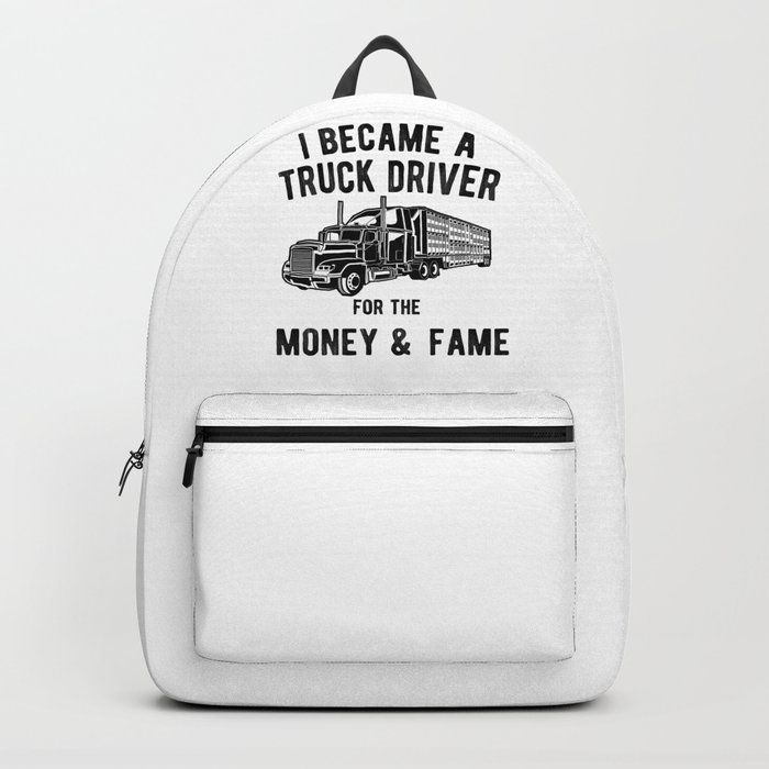 Trucking backpack sales