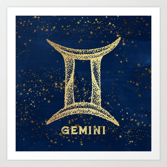 gemini zodiac sign art print by nature magick society6 gemini zodiac sign art print by nature magick society6