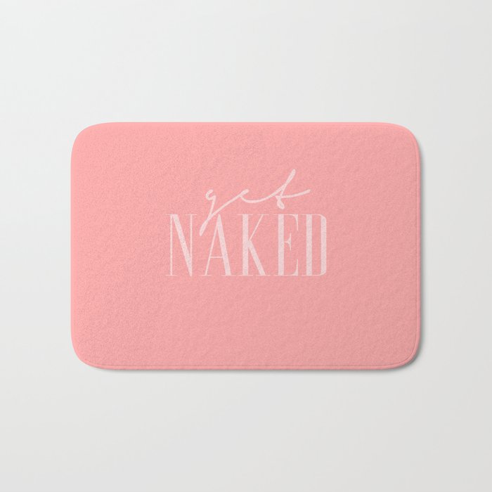 Get Naked pink2 Bath Mat