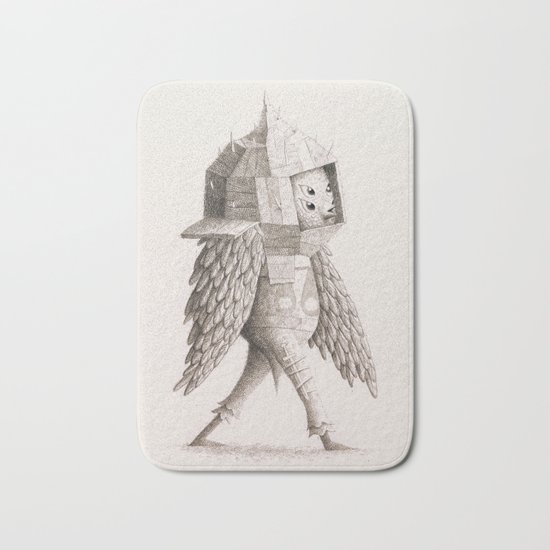 Hut Helmet Bath Mat