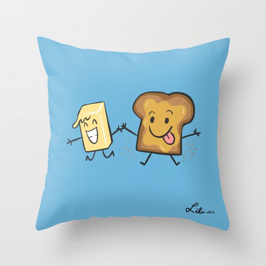 Kaya Toast Throw Pillow
