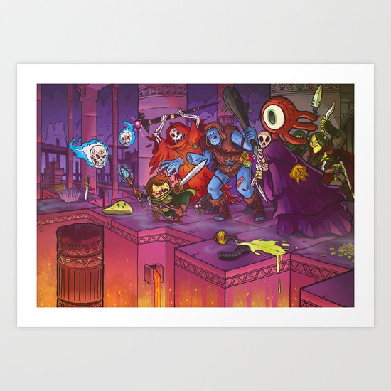 Perils of Delver Art Print