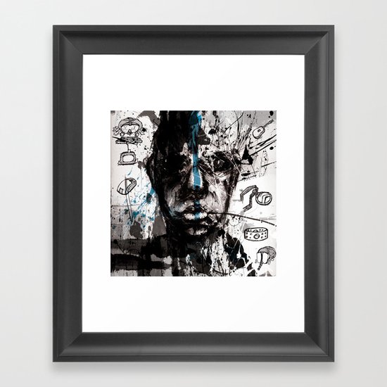 A Name Framed Art Print
