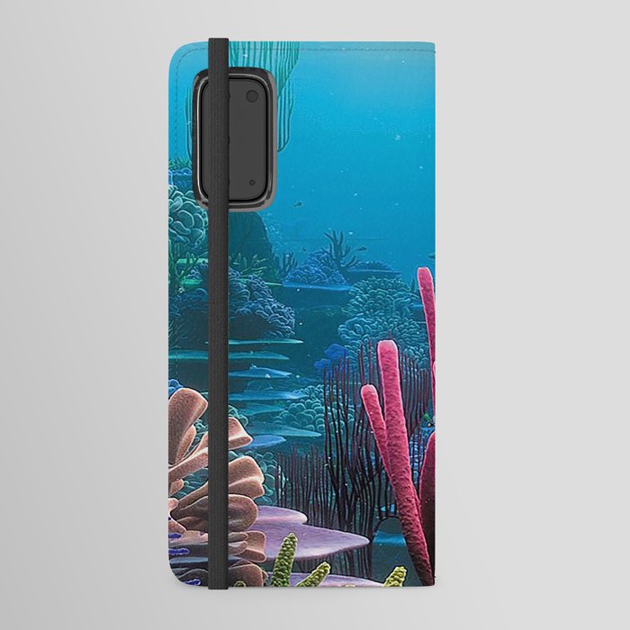 sea turtle Android Wallet Case