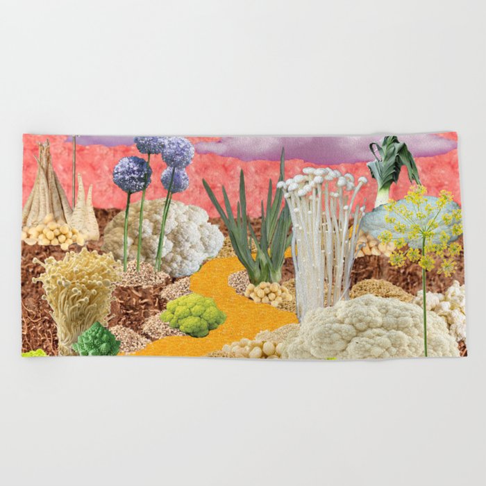 Fantasy World Beach Towel By Tillandsia4art
