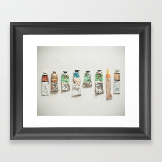 Oil Paints Framed Art Print