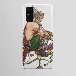 Viking on Unicorn Android Case