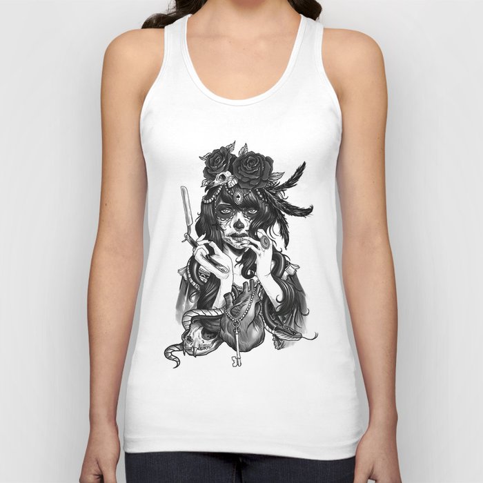 Day of the Death - tattoo design Tank Top