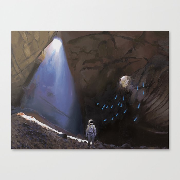 Cave Lights Canvas Print