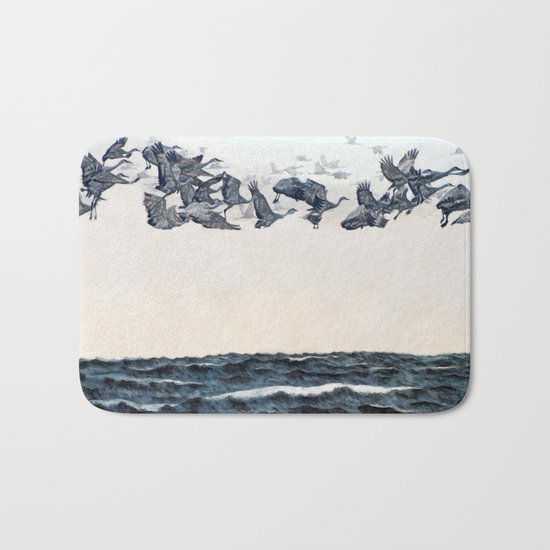 Old men should be explorers Bath Mat
