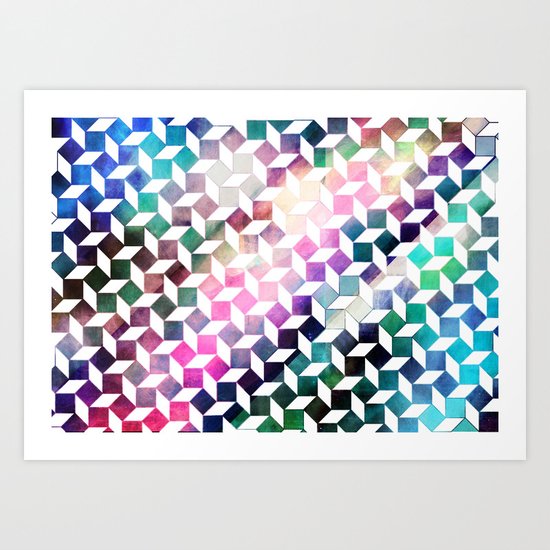 my.first.patternprint Art Print