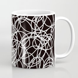 Abstract #4 Black and White Coffee Mug