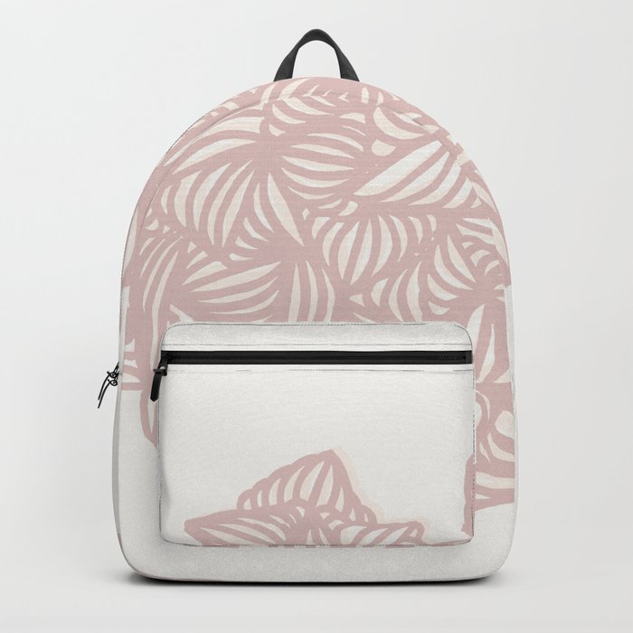 Les Coquilles Roses - baby pink shells Backpack