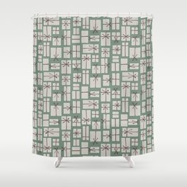 Gift box pile  Shower Curtain