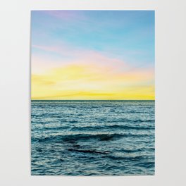 Sunset Over Lake Superior | Travel Photography and Collage Poster