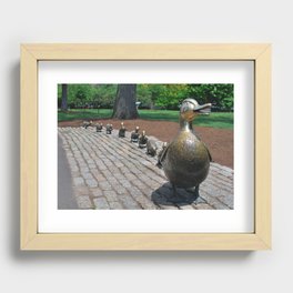 Make Way for Ducklings Recessed Framed Print