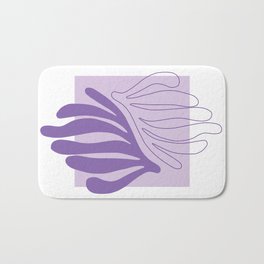 matisse-inspired cut outs : lilac Bath Mat