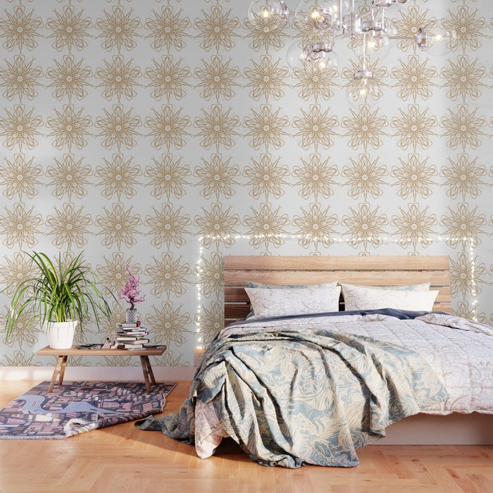 Golden Ornament Wallpaper