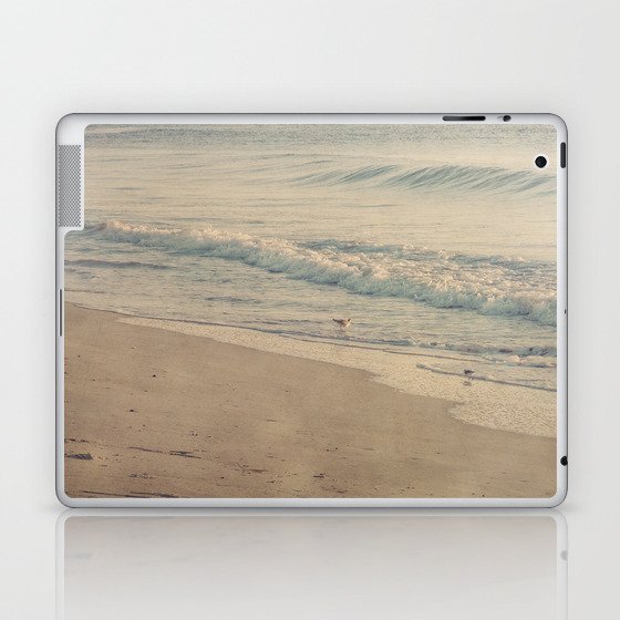 Morning Surf with Sand Pipers Laptop & iPad Skin