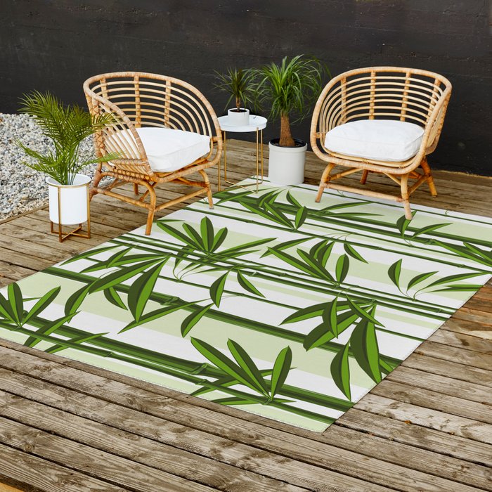 Bamboo rugs outdoor cheap