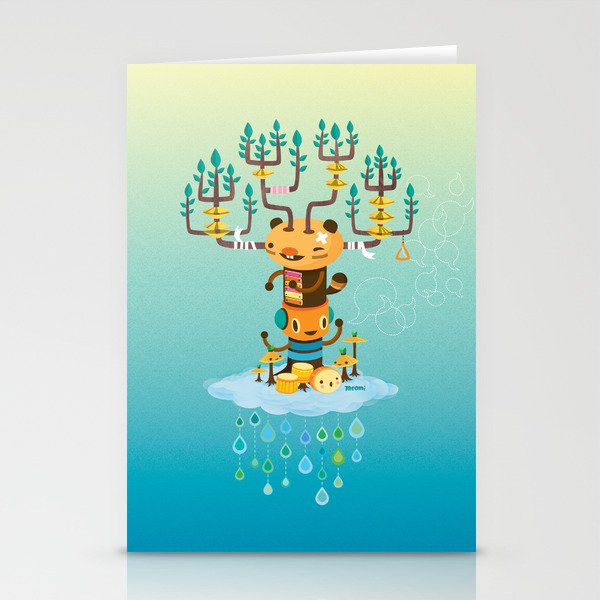 Cloud Music Stationery Cards