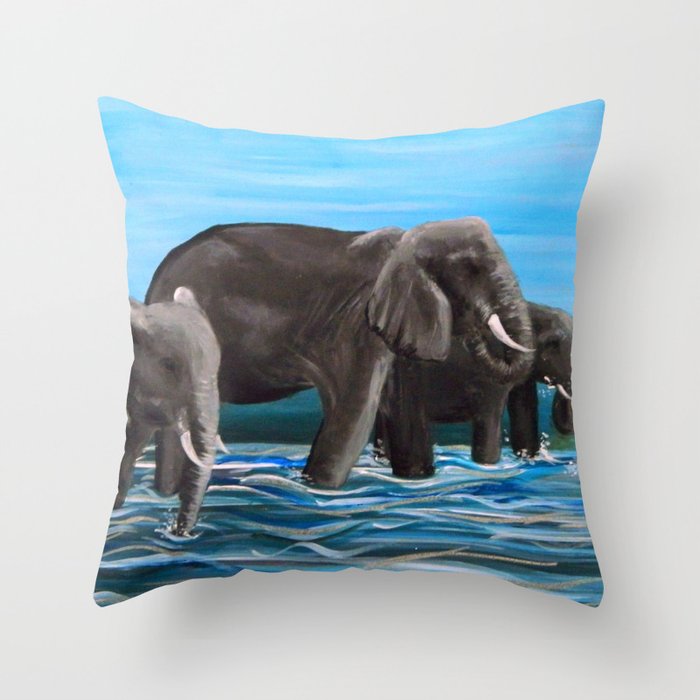 On Water Throw Pillow