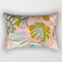 tropical home jungle abstract Rectangular Pillow