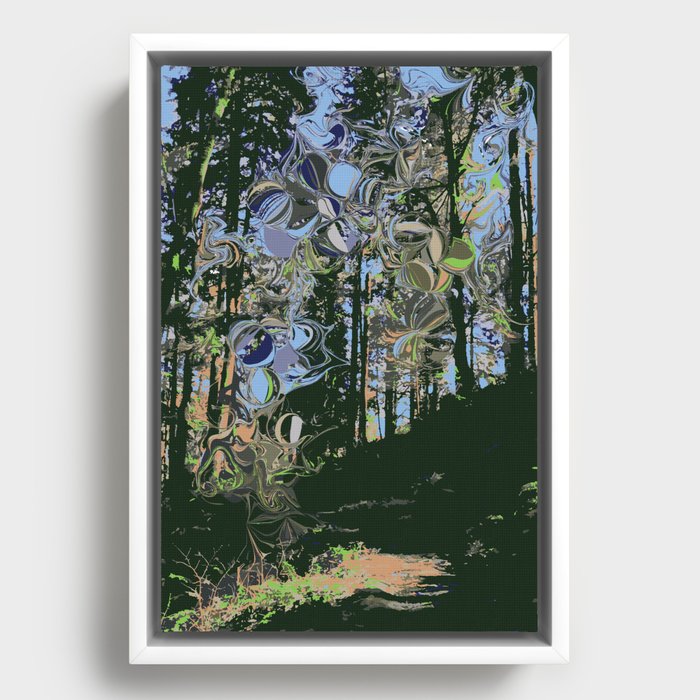 Out of the Woods Framed Canvas