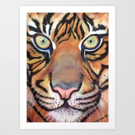 Tiger Bright Art Print