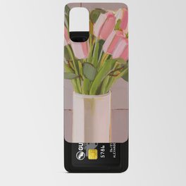 Pink Tulips Android Card Case